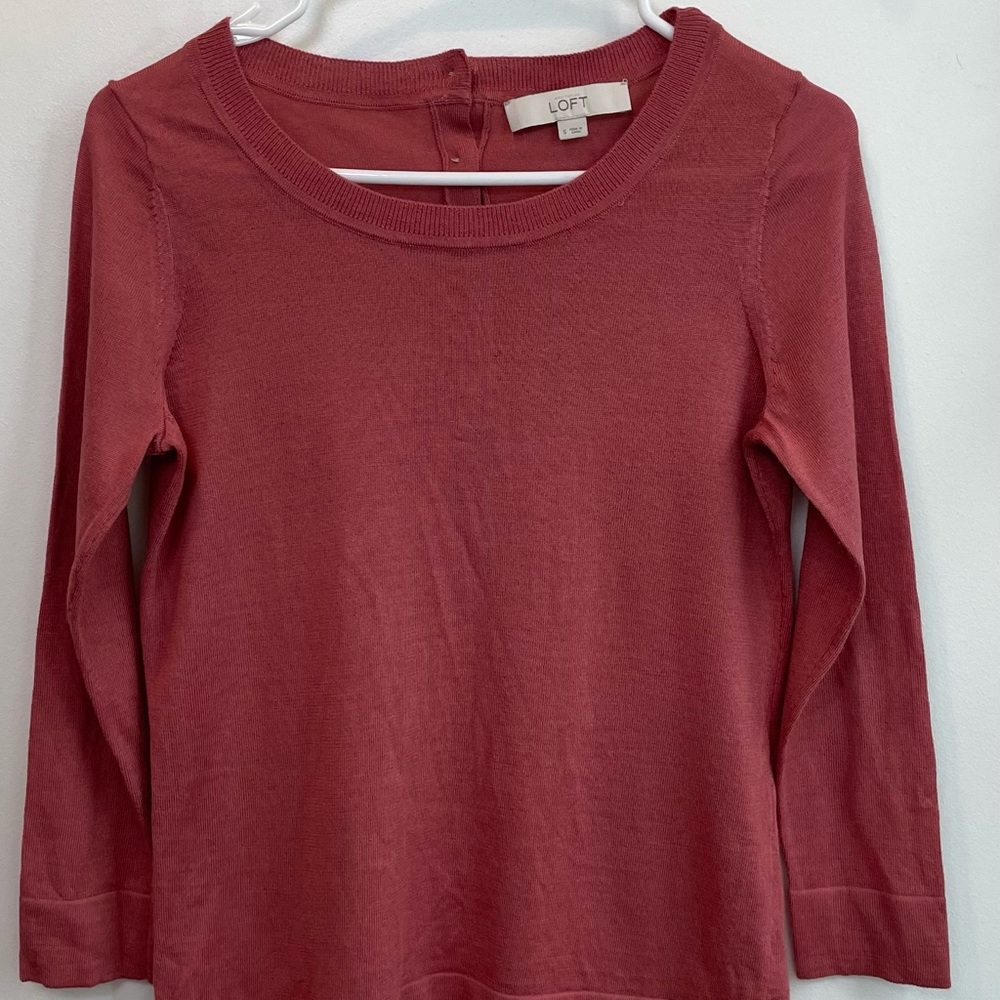 (EUC) Loft 3/4 sleeve shirt
